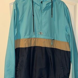 Billabong Teal Windbreaker Jacket